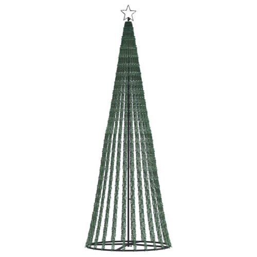 Christmas Tree Light Cone 475 LED Lights Xmas Decor Cold White 250cm - Image 6
