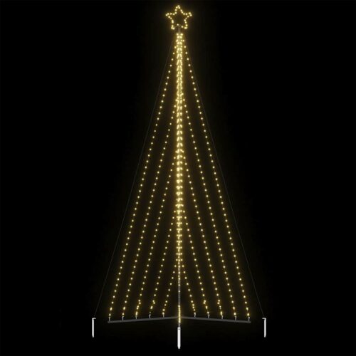 Christmas Tree Light 570 LED Lights Xmas Decor Warm White 404.5cm - Image 13