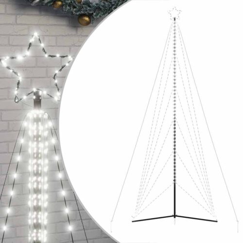 Christmas Tree Light 861 LED Lights Xmas Decor Cold White 478cm - Image 2