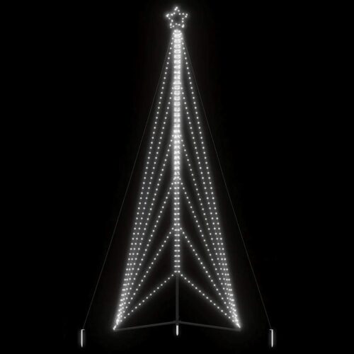 Christmas Tree Light 861 LED Lights Xmas Decor Cold White 478cm - Image 13
