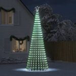 Christmas Tree Light Cone 1028 LED Lights Xmas Decor Cold White 400cm