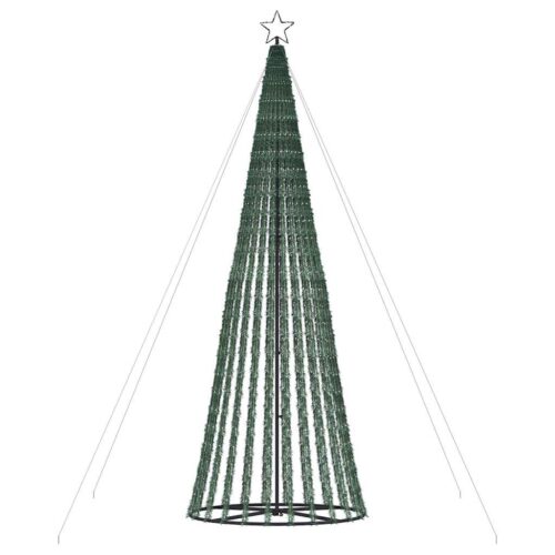 Christmas Tree Light Cone 1028 LED Lights Xmas Decor Cold White 400cm - Image 4