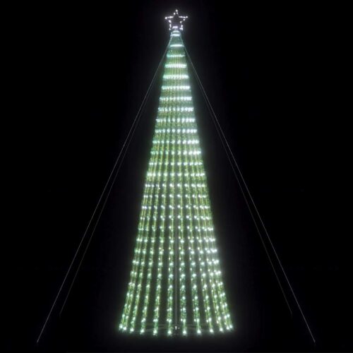 Christmas Tree Light Cone 1028 LED Lights Xmas Decor Cold White 400cm - Image 13