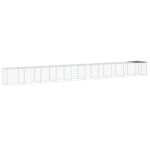 Chicken Cage with Roof Anthracite 1003x98x90cm Galvanised Steel