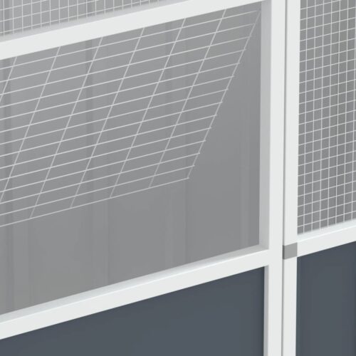 Bird Cage Anthracite 115x78x200cm Galvanised Steel - Image 5