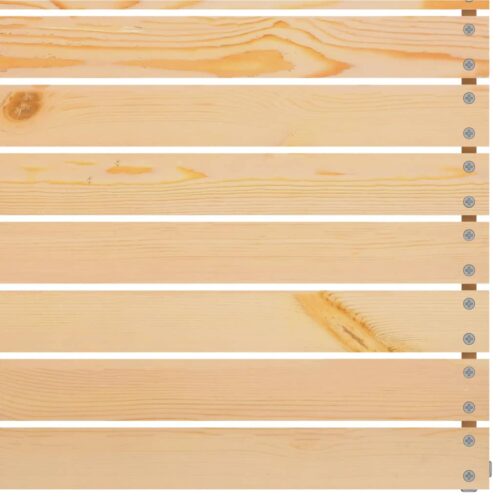 3-Piece Garden Lounge Set Solid Wood Pine - Image 6