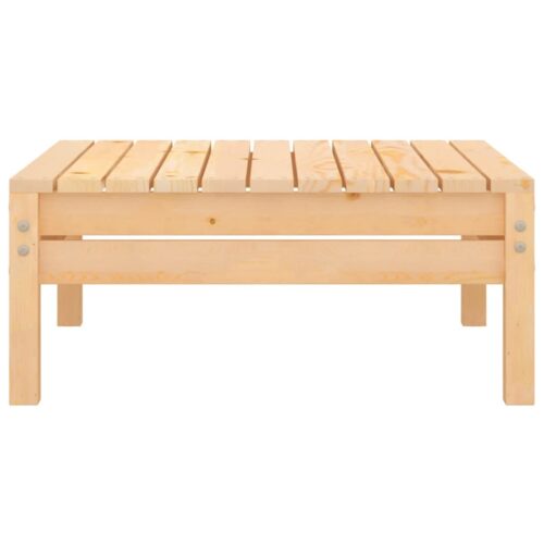 3-Piece Garden Lounge Set Solid Wood Pine - Image 9