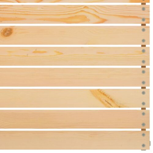 4-Piece Garden Lounge Set Solid Wood Pine - Image 6