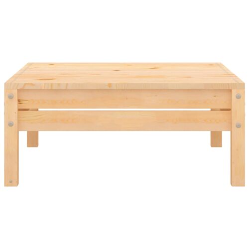 4-Piece Garden Lounge Set Solid Wood Pine - Image 12