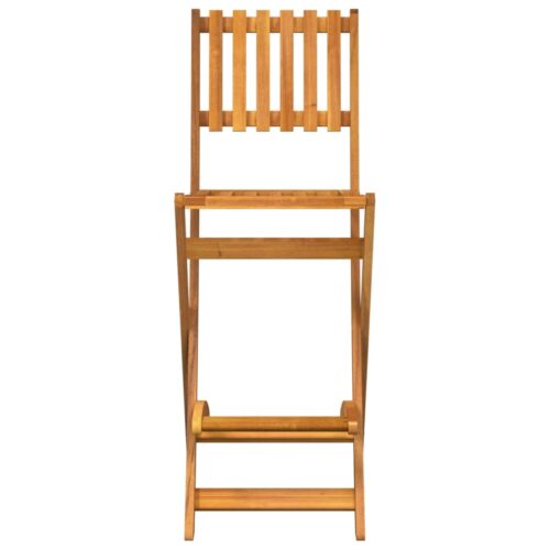3-Piece Outdoor Bar Set Solid Wood Acacia - Image 6