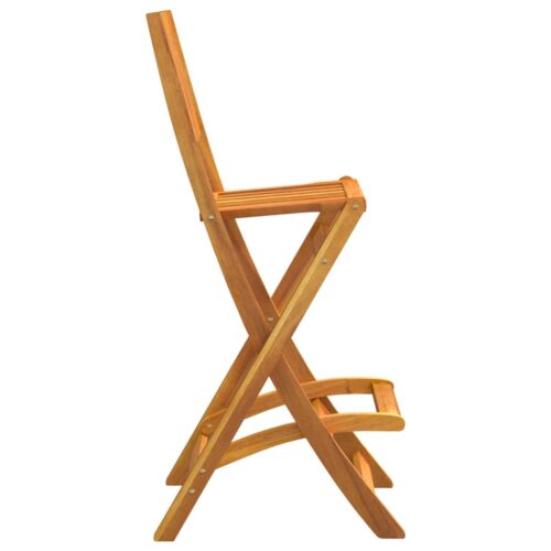 3-Piece Outdoor Bar Set Solid Wood Acacia - Image 8
