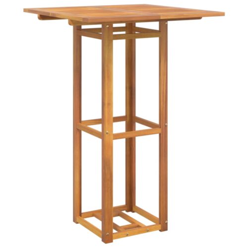 3-Piece Outdoor Bar Set Solid Wood Acacia - Image 9