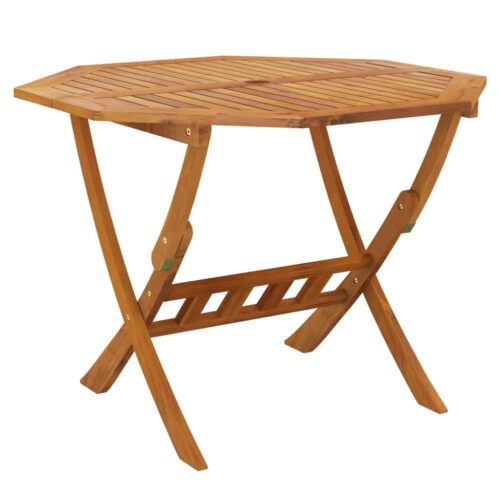 5-Piece Garden Dining Set Solid Wood Acacia - Image 6
