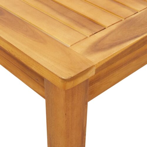 3-Piece Garden Dining Set Solid Wood Acacia - Image 7