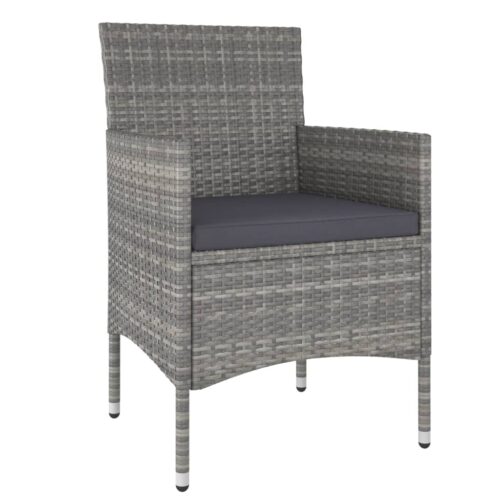 3-Piece Garden Dining Set Outdoor Patio Lounge Bistro Table Chairs Furniture - Image 3