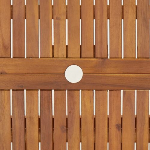 5-Piece Garden Dining Set Solid Wood Acacia - Image 7