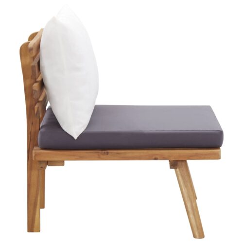 4-Piece Garden Sofa Set with Cushions Outdoor Patio Lounge Furniture Solid Wood Acacia - Image 10