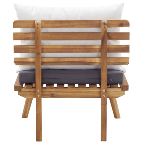 4-Piece Garden Sofa Set with Cushions Outdoor Patio Lounge Furniture Solid Wood Acacia - Image 11
