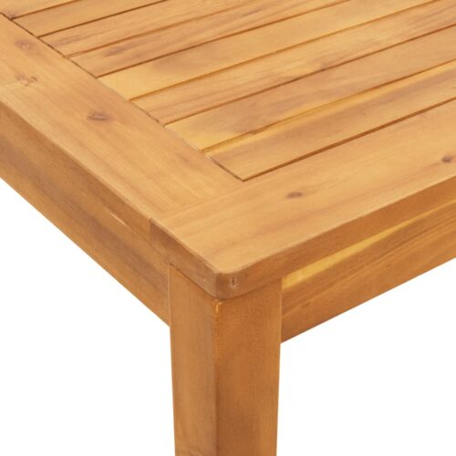 3-Piece Garden Dining Set Solid Wood Acacia - Image 7