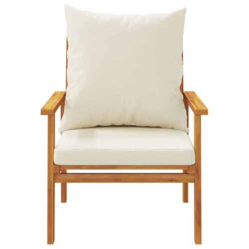 5-Piece Garden Lounge Set with Cushions Outdoor Patio Lounge Furniture Solid Wood Acacia - Image 6
