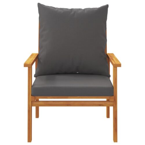 5-Piece Garden Lounge Set with Cushions Outdoor Patio Lounge Furniture Solid Wood Acacia - Image 6