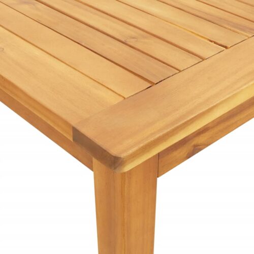 7-Piece Garden Dining Set Solid Wood Acacia - Image 7