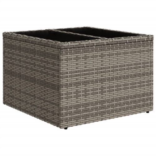 9-Piece Garden Sofa Set with Cushions Outdoor Patio Furniture Grey Poly Rattan - Image 6