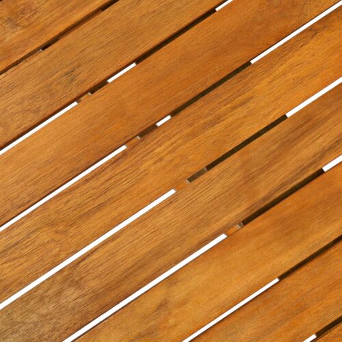 11-Piece Garden Dining Set 280x90x75cm Solid Wood Acacia - Image 10