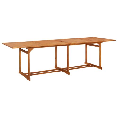 13-Piece Garden Dining Set 280x90x75cm Solid Wood Acacia - Image 6