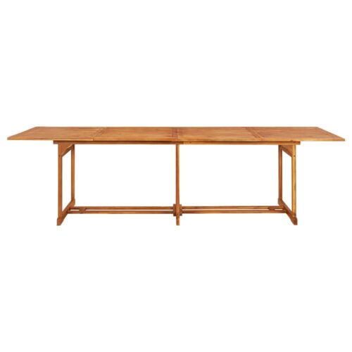 13-Piece Garden Dining Set 280x90x75cm Solid Wood Acacia - Image 7