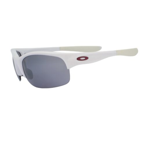 Oakley Commit SQ Polished White Black Iridium Lens Womens Sports Sunglasses