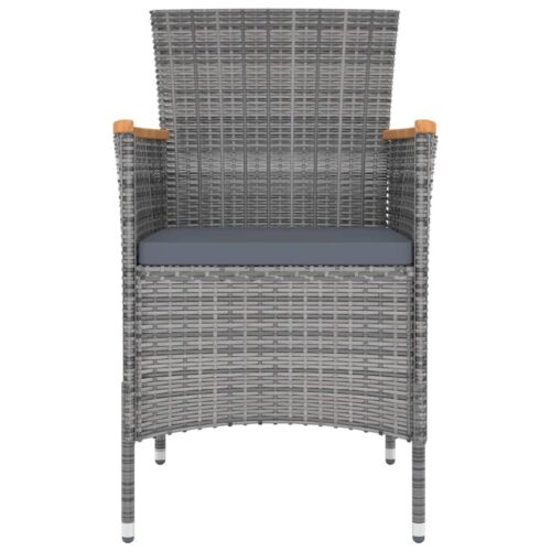 13-Piece Garden Dining Set with Cushions Outdoor Patio Lounge Furniture Grey - Image 5