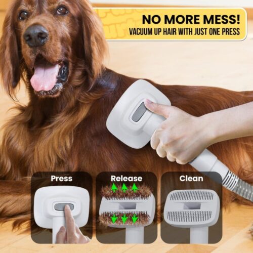 Furtastic 8 in 1 XL Pet Grooming Kit Vacuum Cleaner - Image 13