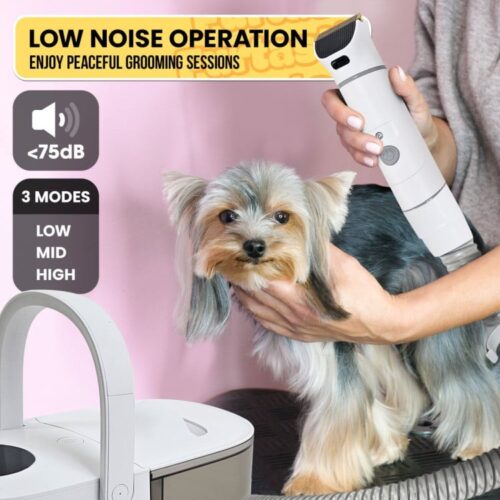 Furtastic 8 in 1 XL Pet Grooming Kit Vacuum Cleaner - Image 12
