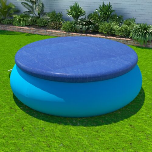 Aqua Buddy Pool Cover Fit 2.44m Round Above-ground Ring Swimming Pool Blanket Blue - Image 7