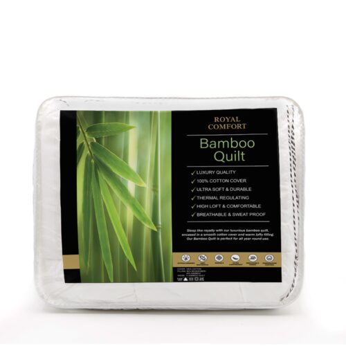 Royal Comfort Luxury Bamboo 250GSM Quilt Double - Image 2