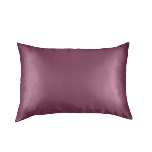 Royal Comfort Dual-Sided Pure Mulberry Silk Pillowcase Pillow Cover Malaga Wine - Image 2