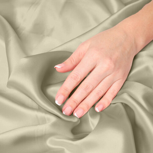 Royal Comfort Dual-Sided Pure Mulberry Silk Pillowcase Pillow Cover Case Sage - Image 7