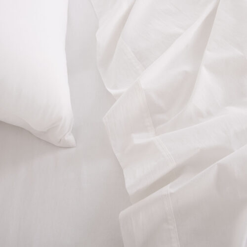 Royal Comfort Vintage Washed 100% Cotton Sheet Set King White - Image 5