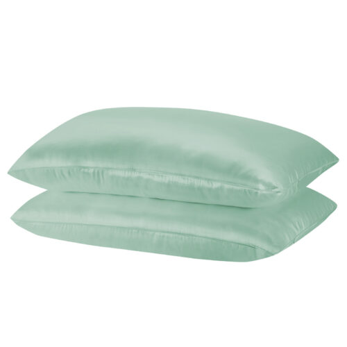 MULBERRY SILK PILLOW CASE TWIN PACK SIZE: 51X76CM MINT