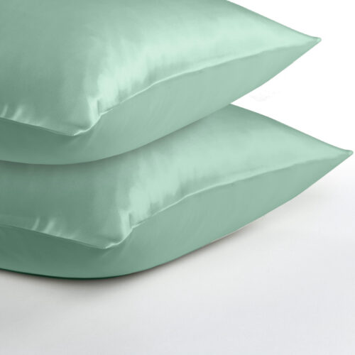 MULBERRY SILK PILLOW CASE TWIN PACK SIZE: 51X76CM MINT - Image 6