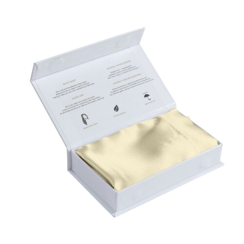 MULBERRY SILK PILLOW CASE TWIN PACK SIZE: 51X76CM CHAMPAGNE - Image 6