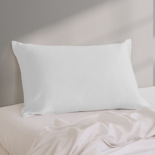 Royal Comfort Dual-Sided Pure Mulberry Silk Pillowcase Pillow Cover Case Silver - Image 4