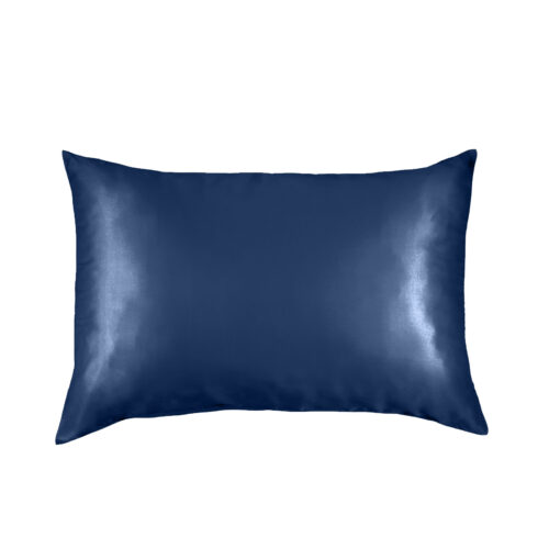 Royal Comfort Dual-Sided Pure Mulberry Silk Pillowcase Pillow Cover Case Navy