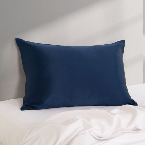 Royal Comfort Dual-Sided Pure Mulberry Silk Pillowcase Pillow Cover Case Navy - Image 4