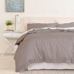 Royal Comfort Balmain 1000TC Bamboo Cotton Quilt Cover Set Dove KING