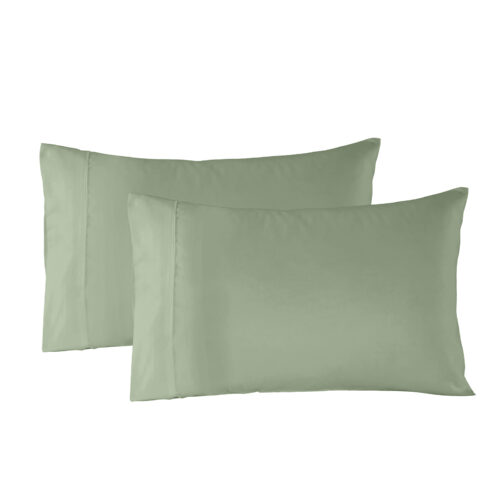 Royal Comfort Blended Bamboo Sheet Set Sage Green Queen - Image 6