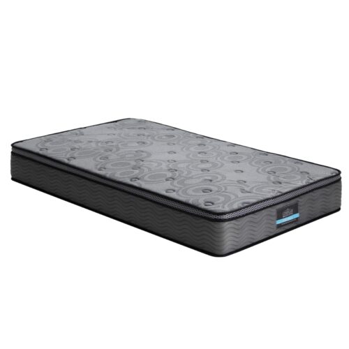 Giselle Bedding Mattress Bed Pocket Spring 26cm Single Euro Top Medium Firm Foam - Image 3