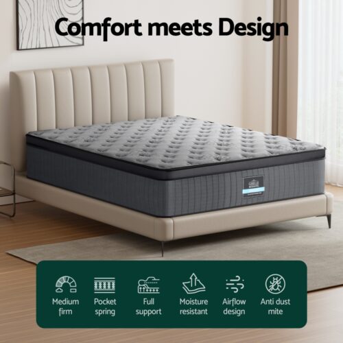 Bed Mattress Giselle 34cm Double - Image 4