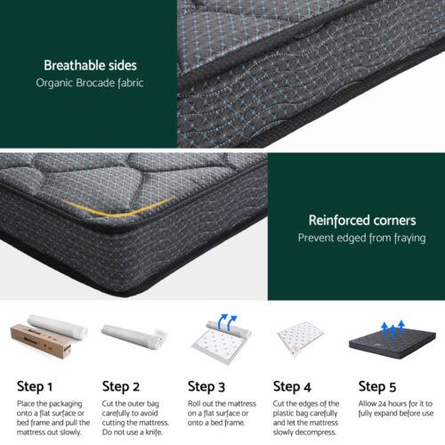 16cm Mattress Giselle Bonnell Spring Double - Image 6